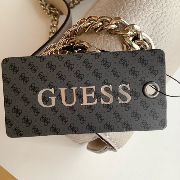 GUESS Bone Korry Crush Shoulder Bag Scandi Girl Style - Picture 12 of 14